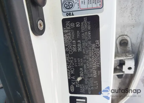 2013 Kia Forte Lx from USA, damaged, VIN KNAFT4A25D5721266